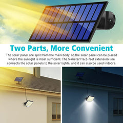Solar Flood Light Motion Sensor Security Garden Garage Flood Light