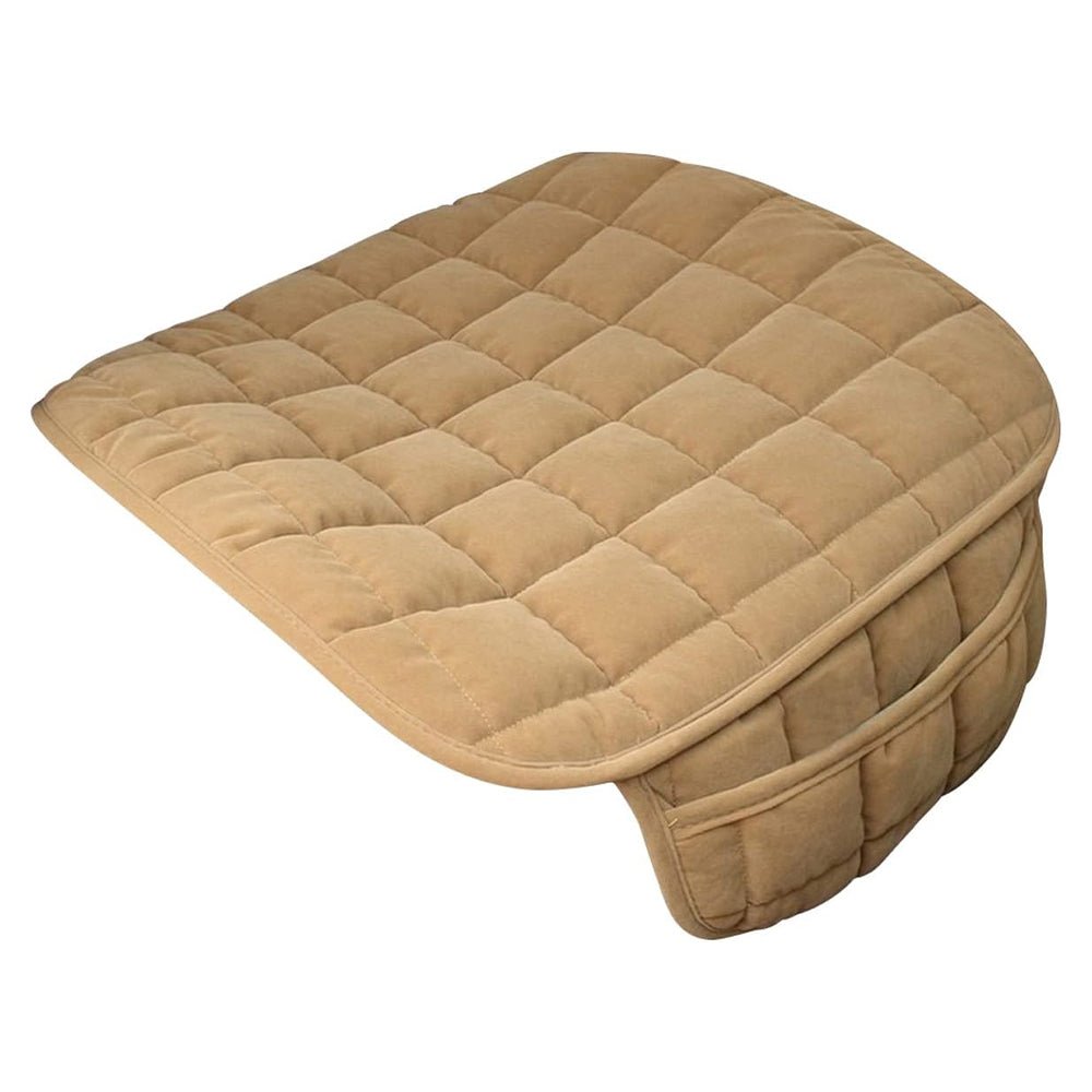 Car Seat Protection Cover with Storage Black Beige Grey - Direct On Sale