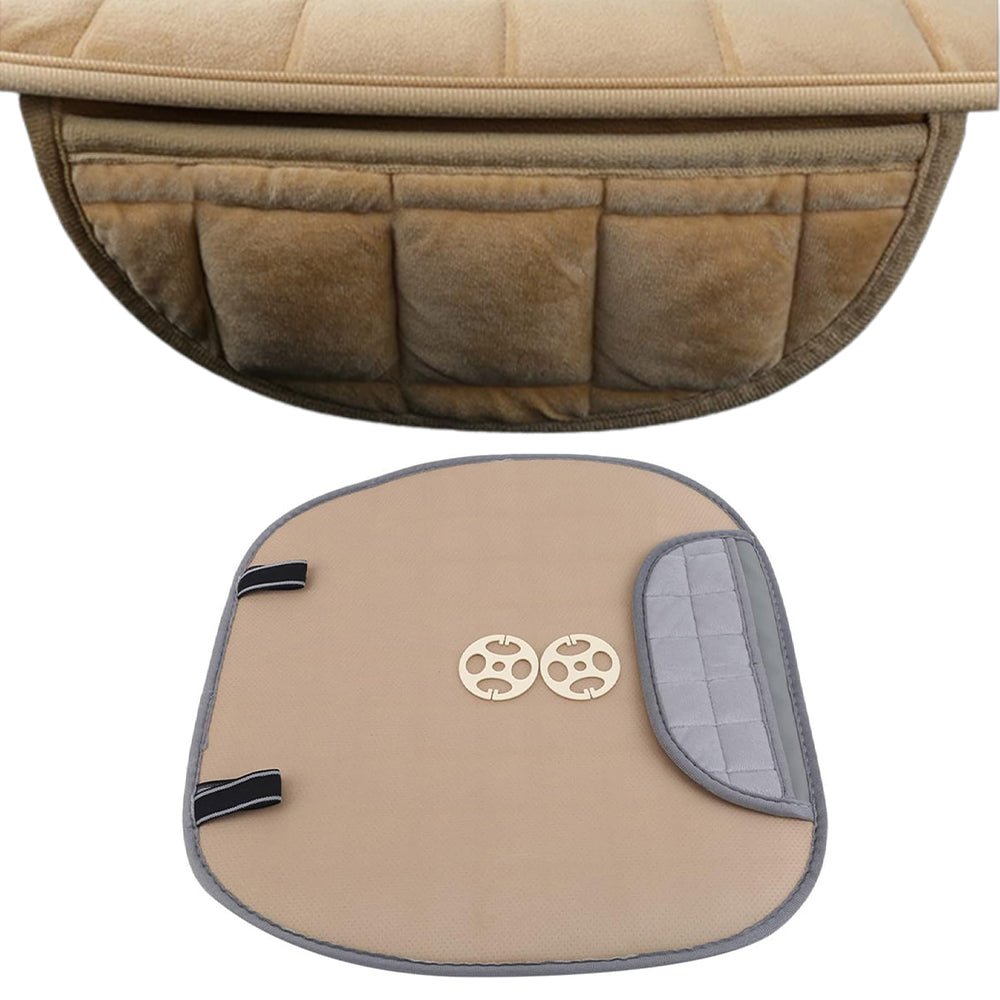 Car Seat Protection Cover with Storage Black Beige Grey - Direct On Sale