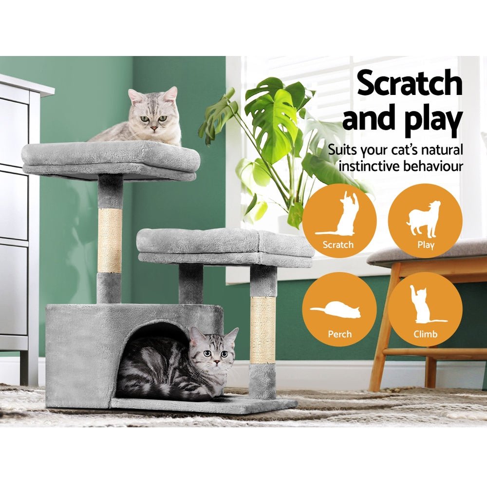 Cat Tree Tower Scratching Post Scratcher Wood Condo House Bed Tree - Direct On Sale