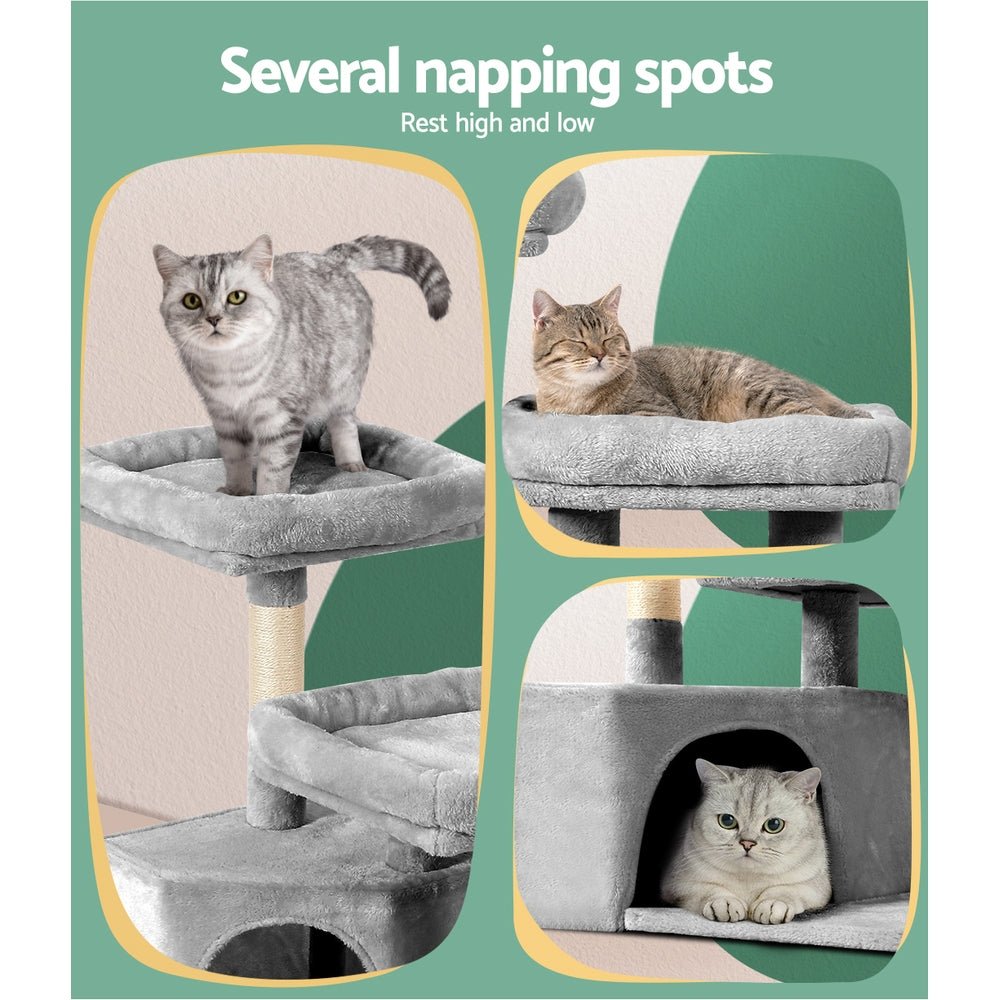 Cat Tree Tower Scratching Post Scratcher Wood Condo House Bed Tree - Direct On Sale