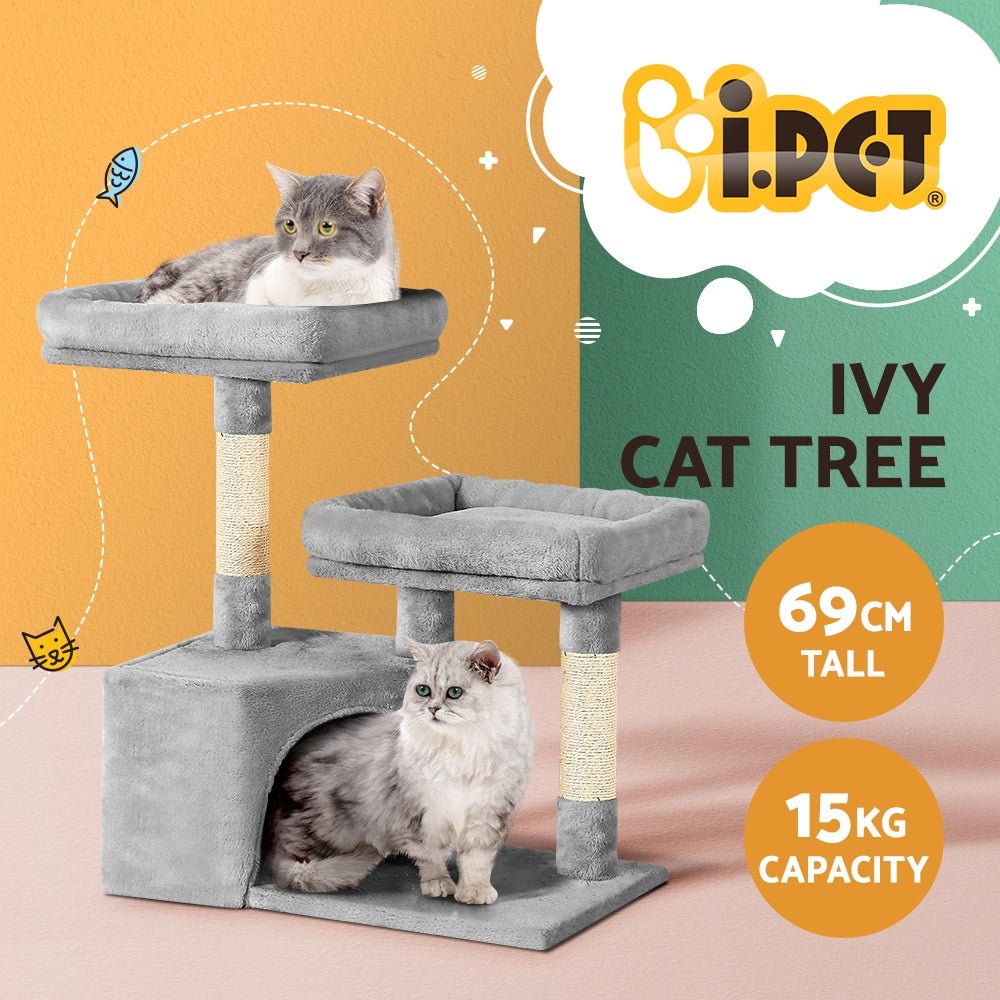Cat Tree Tower Scratching Post Scratcher Wood Condo House Bed Tree - Direct On Sale