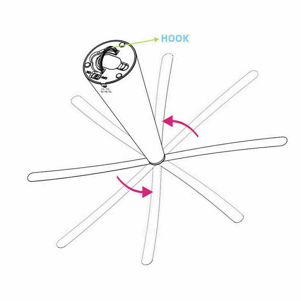 Chemical Free Fly Repellent Fly Fan Indoor Outdoor Picnic Beach Home - Direct On Sale