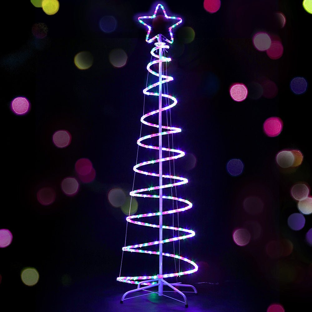 Christmas LED Motif Light 1.88M Tree Waterproof Colourful - Direct On Sale
