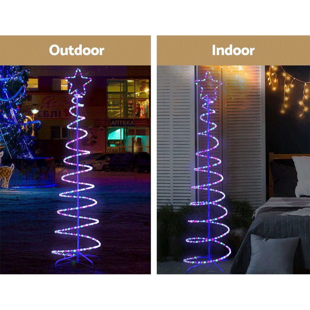 Christmas LED Motif Light 1.88M Tree Waterproof Colourful - Direct On Sale