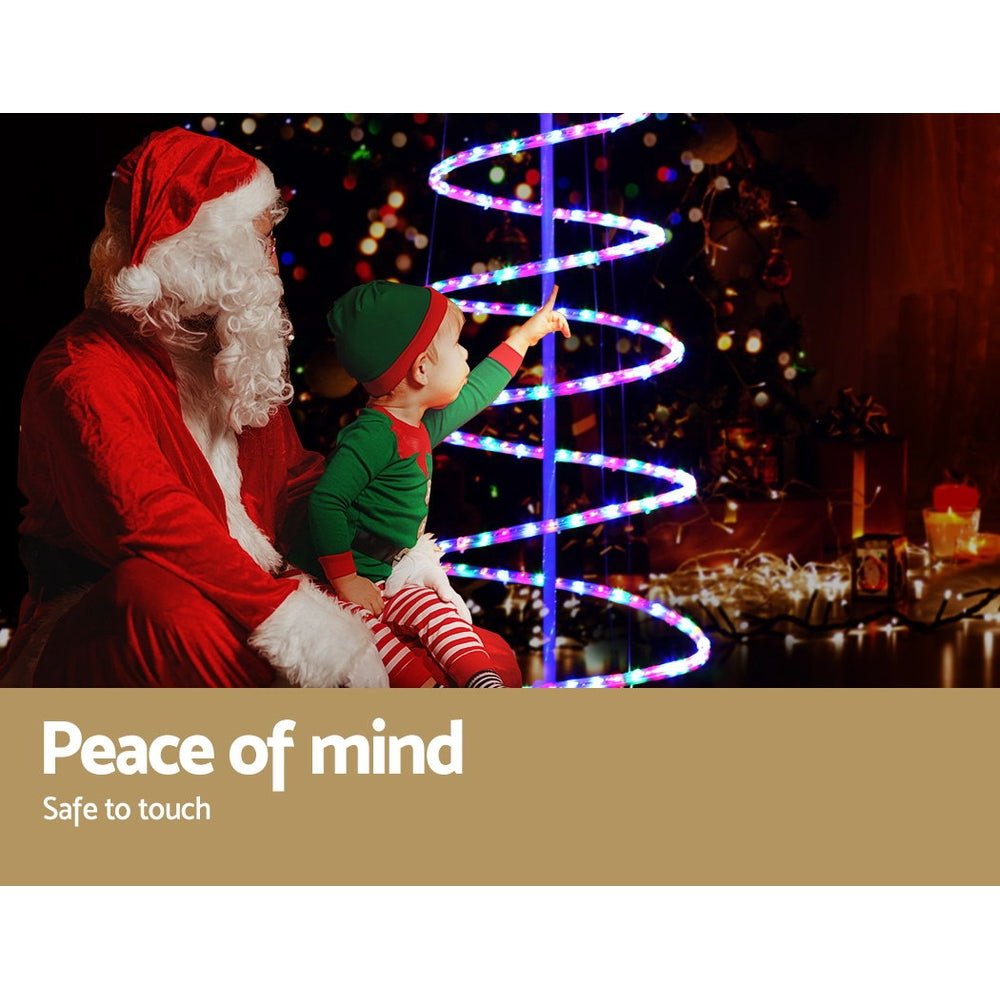 Christmas LED Motif Light 1.88M Tree Waterproof Colourful - Direct On Sale