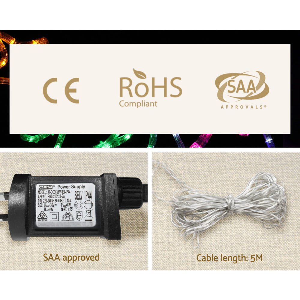 Christmas Lights Motif LED Rope Light Train Xmas Decor - Direct On Sale