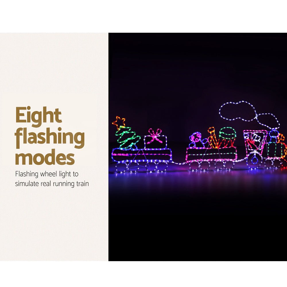 Christmas Lights Motif LED Rope Light Train Xmas Decor - Direct On Sale