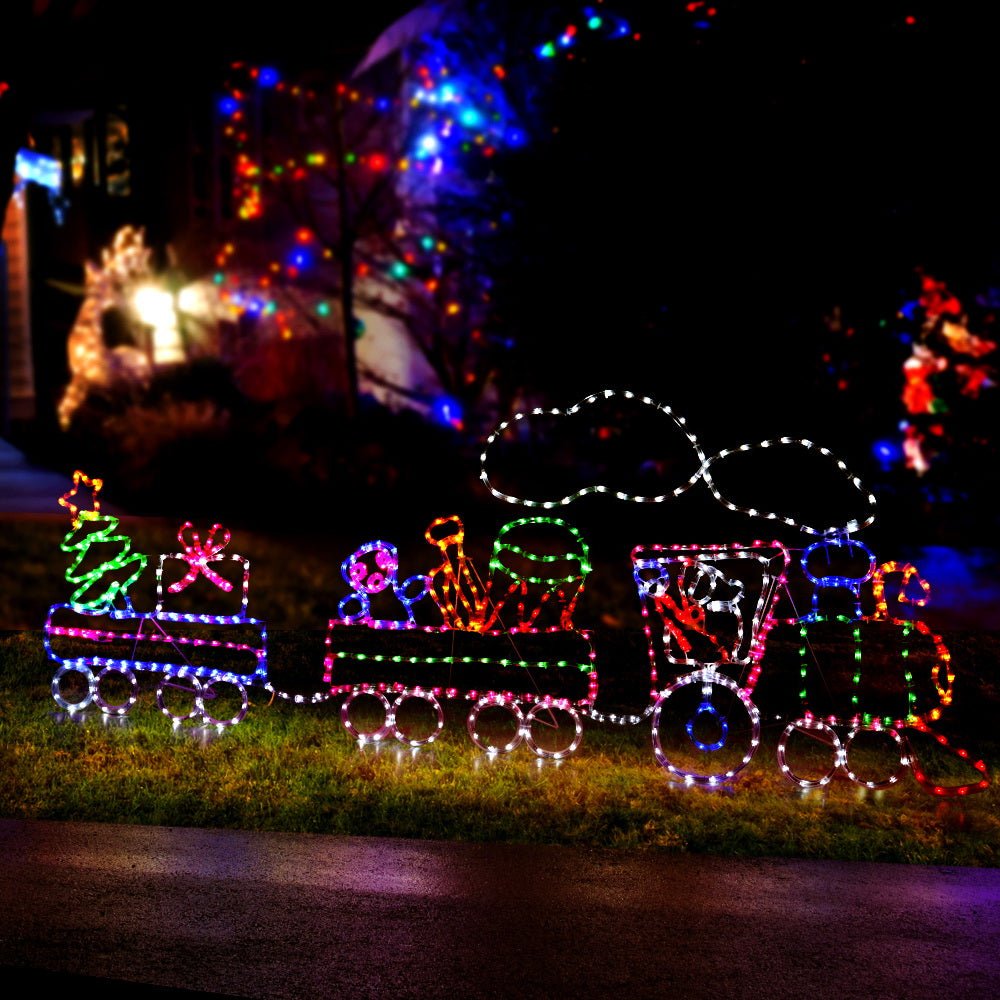 Christmas Lights Motif LED Rope Light Train Xmas Decor - Direct On Sale