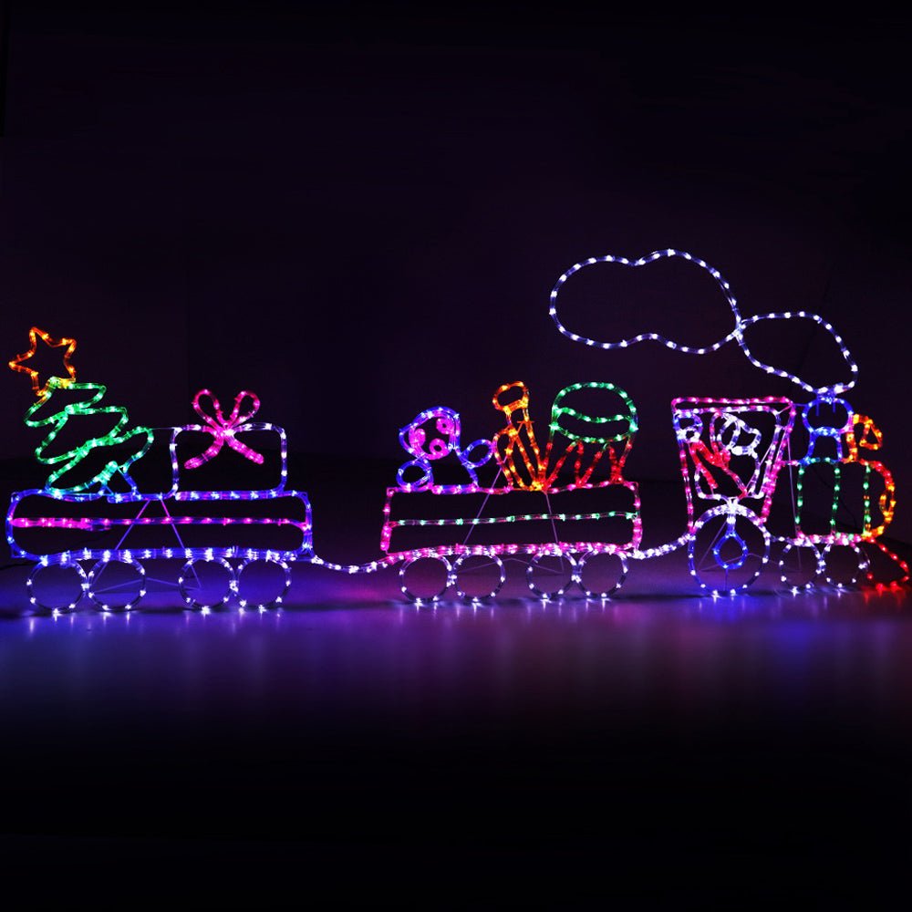 Christmas Lights Motif LED Rope Light Train Xmas Decor - Direct On Sale