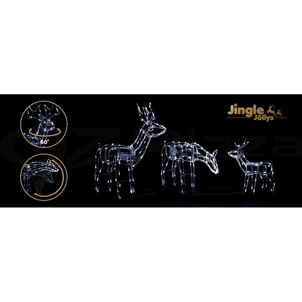 Christmas Motif Lights LED Rope Reindeer Waterproof Outdoor - Direct On Sale