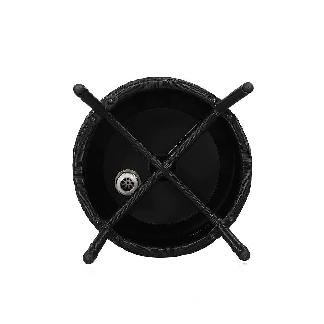 Cooler Ice Bucket Table Bar Outdoor Rattan Furniture Patio Pool Storage - Direct On Sale