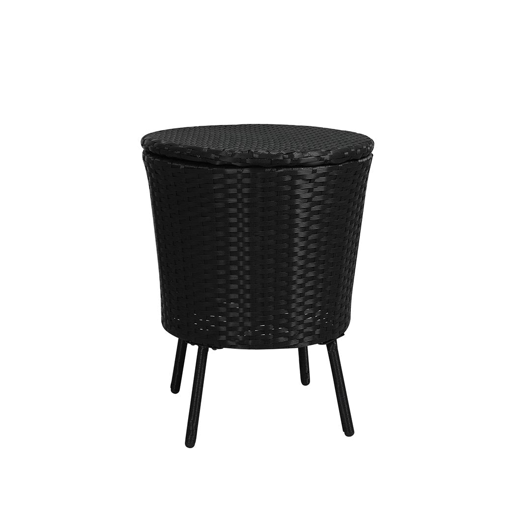 Cooler Ice Bucket Table Bar Outdoor Rattan Furniture Patio Pool Storage - Direct On Sale