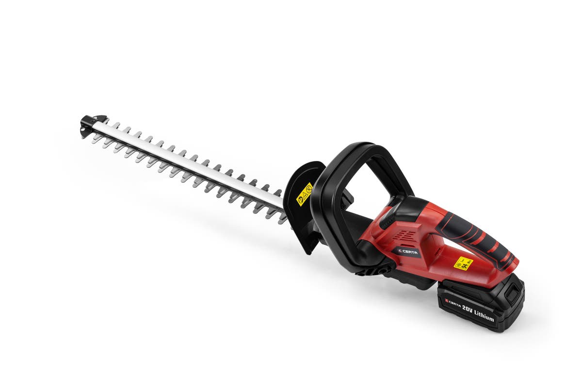 Cordless Hedge Trimmer 20V With Lithium - Ion Rechargeable Battery & Charger - Direct On Sale