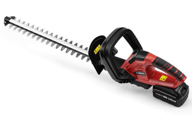 Cordless Hedge Trimmer 20V With Lithium - Ion Rechargeable Battery & Charger - Direct On Sale