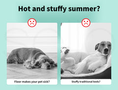 Pet Gel Cooling Mat Dog Cat Non-Toxic Bed Self-cool Summer Pad