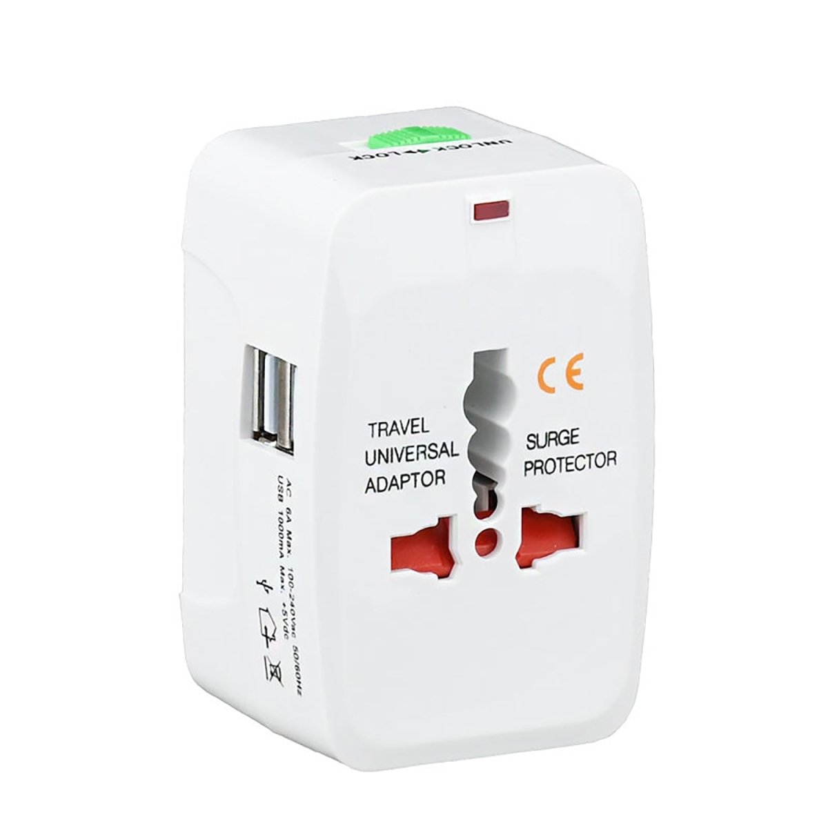 Dual USB Portable Electric Plug Power Socket Adapter International Travel Universal Charger Converter EU UK US AU - Direct On Sale