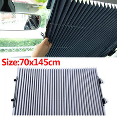 Retractable Auto Roller Sunshade Blinds for Car Front Windscreen