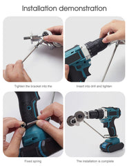 Electric Drill Plate Cutter Sheet Metal Nibbler Precise Cutting Sheet Attachment