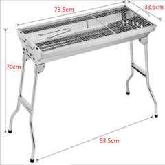 Portable Stainless Steel Outdoor Charcoal BBQ