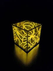 Pocket Universe Infinity Mirror Cube - 6 Colour Fun New Glow Activity Light Toy