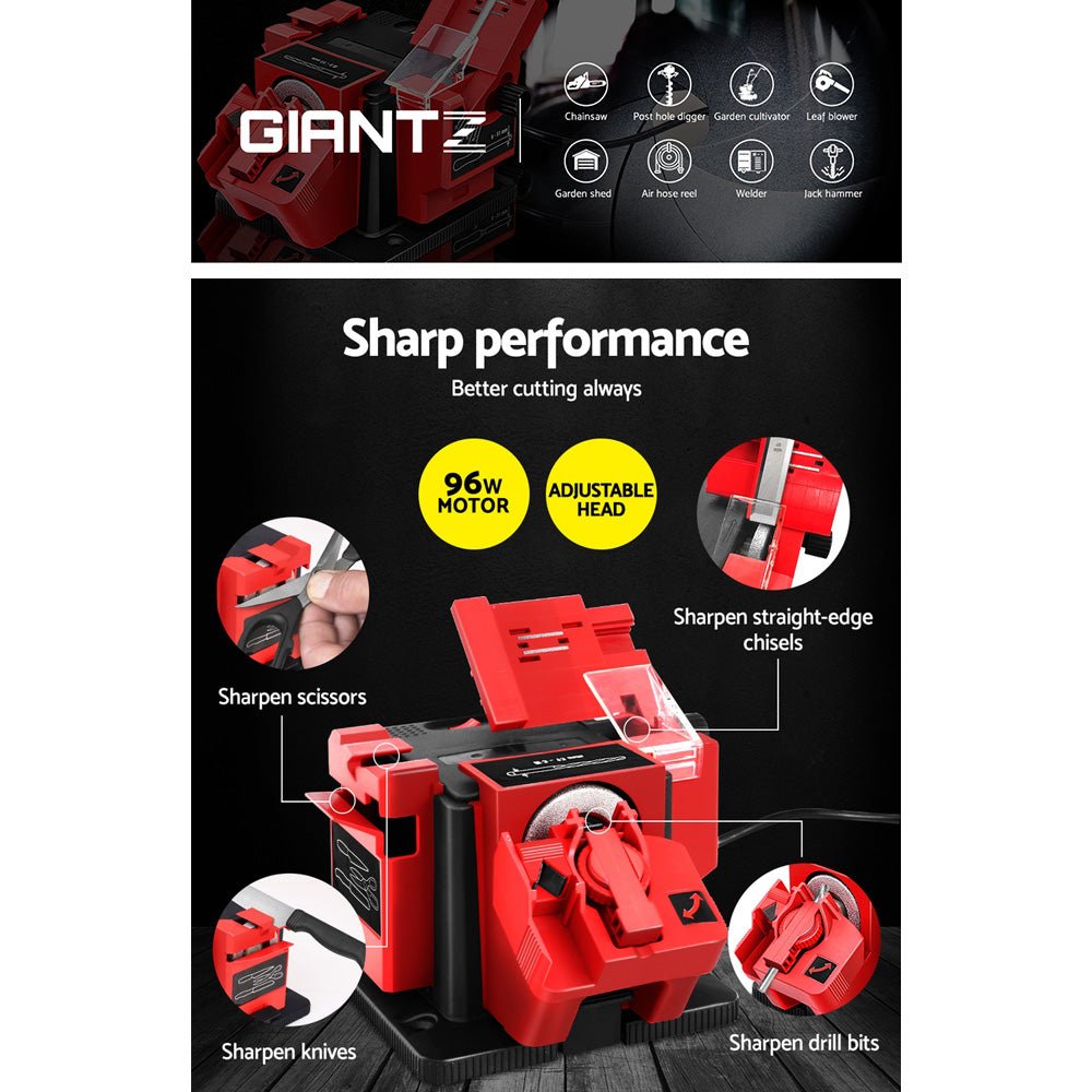 Electric Multi Tool Sharpener Function Drill Bit Knife Scissors Chisel - Direct On Sale