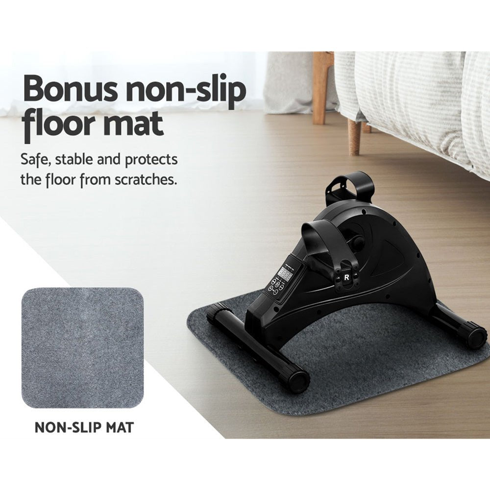 Electric Pedal Exercise Bike LED Display Elliptical Cross Trainer 80W - Direct On Sale