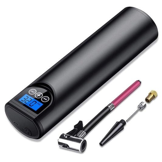 Electric Wireless LCD Display Mini Car Air Pump - Direct On Sale
