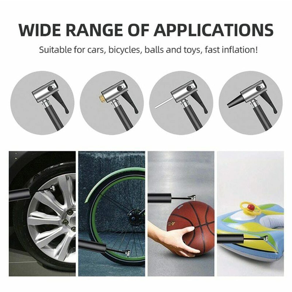 Electric Wireless LCD Display Mini Car Air Pump - Direct On Sale