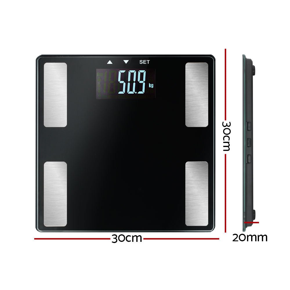 Electronic Digital Bathroom Scales Body Fat Scale Bluetooth Weight 180KG - Direct On Sale