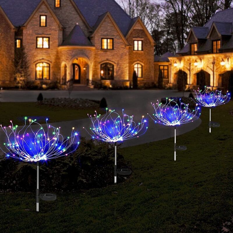 Fireworks LED Fairy String Lights Starburst Solar Xmas Garden Night Lamp Hot NEW - Direct On Sale