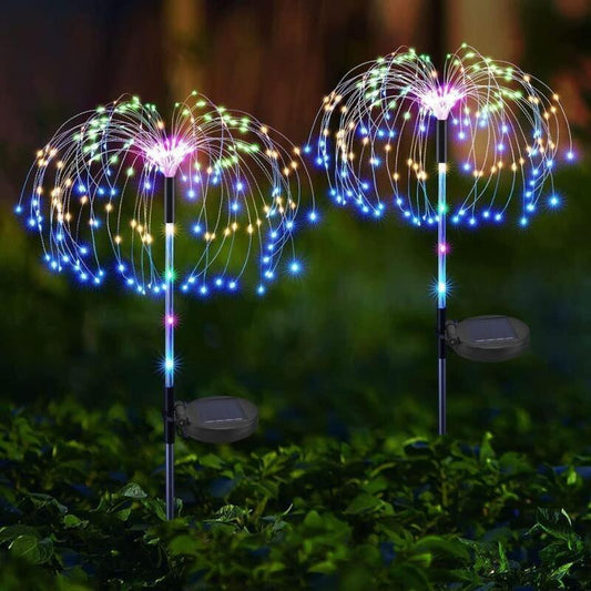 Fireworks LED Fairy String Lights Starburst Solar Xmas Garden Night Lamp Hot NEW - Direct On Sale