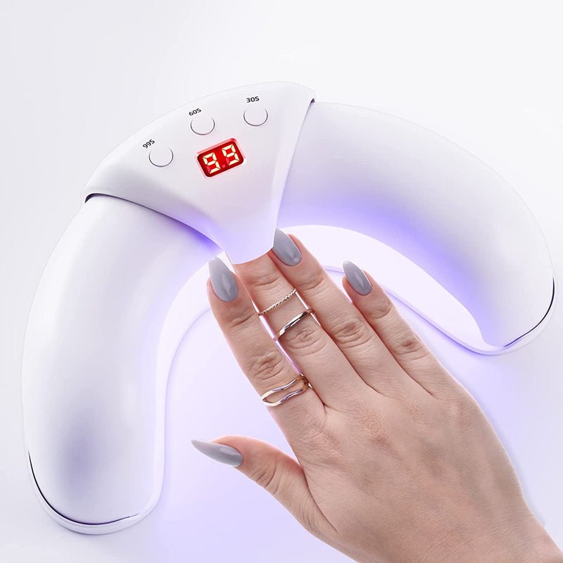 Foldable Motion Sensor UV Gel Drying Nail Lamp - USB Plugged - in - Direct On Sale