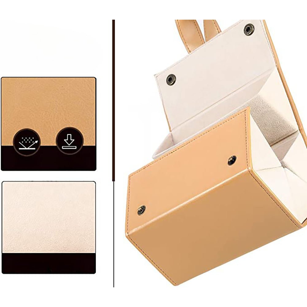 Foldable Sunglasses Organizer Case with 5 Slots Travel Glasses Box - Direct On Sale