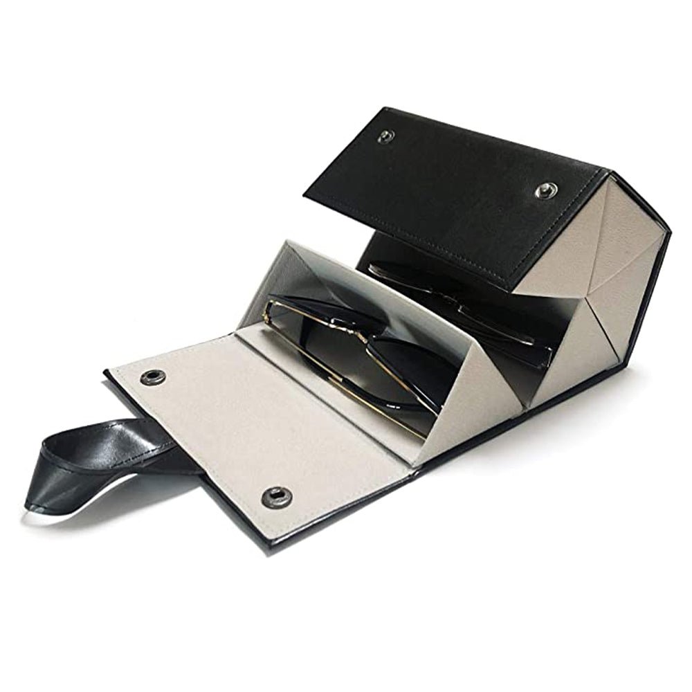 Foldable Sunglasses Organizer Case with 5 Slots Travel Glasses Box - Direct On Sale