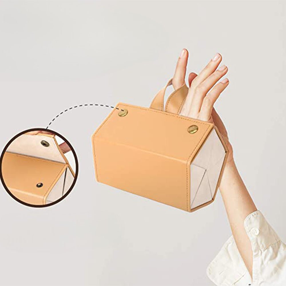 Foldable Sunglasses Organizer Case with 5 Slots Travel Glasses Box - Direct On Sale