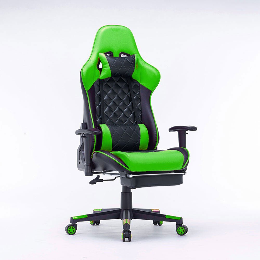 Gaming Chair Ergonomic Racing chair 165° Reclining Gaming Seat 3D Armrest Footrest Black - Direct On Sale