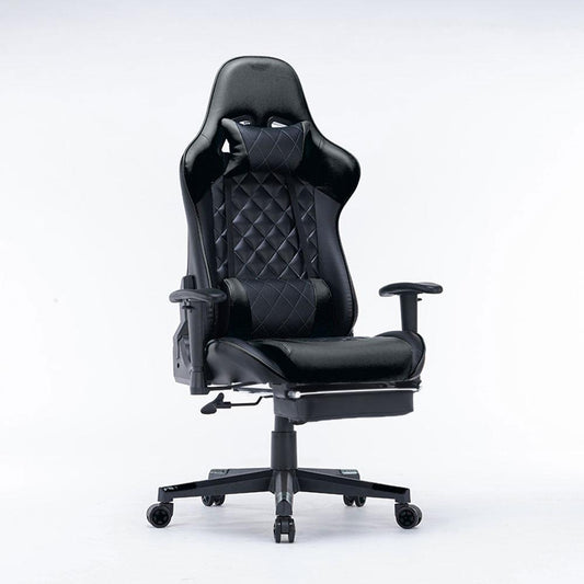 Gaming Chair Ergonomic Racing chair 165° Reclining Gaming Seat 3D Armrest Footrest Black - Direct On Sale