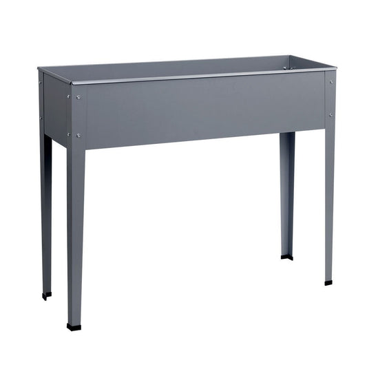 Garden Bed 100X80X30CM Galvanised Steel Raised Planter Standing Box - Direct On Sale
