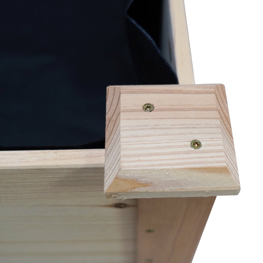 Garden Bed Raised Wooden Planter Box Vegetables 120x60x80cm - Direct On Sale