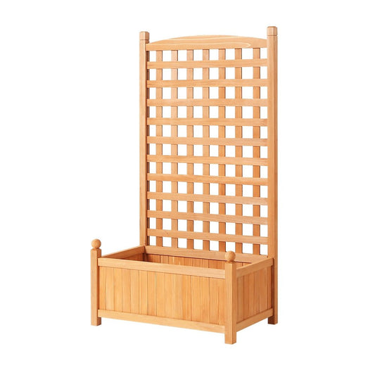 Garden Bed Raised Wooden Planter Box Vegetables 64x35x115cm - Direct On Sale