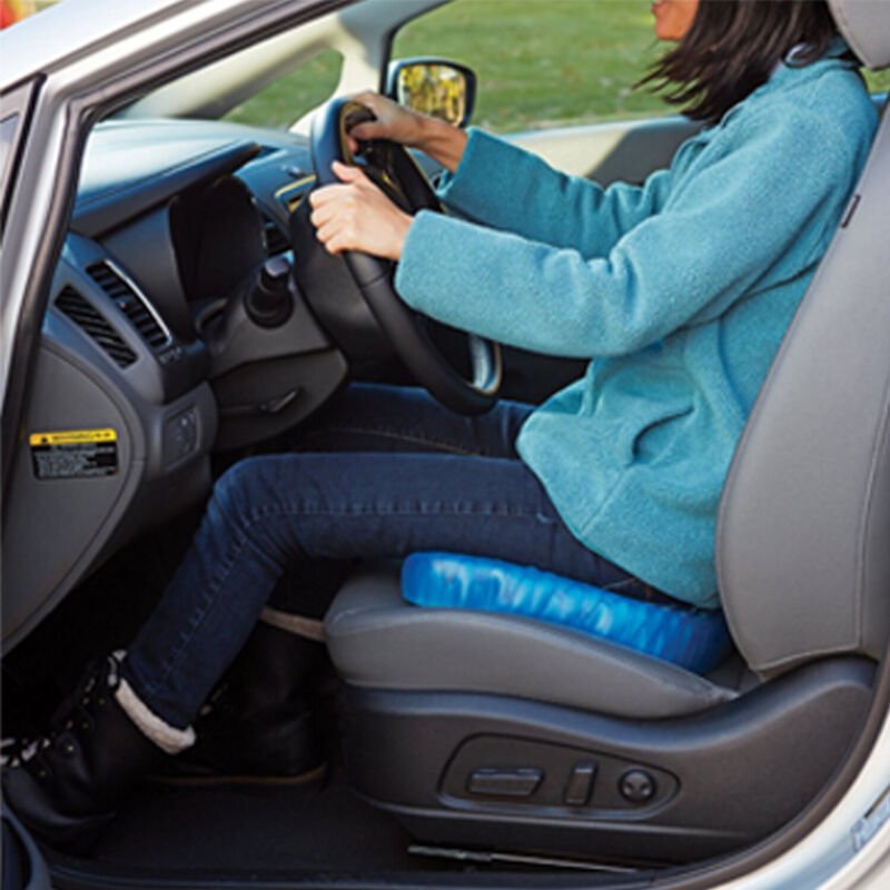Gel Honeycomb Seat Cushion Chair Floor Car Flex Back Support Spine Breathable Protector Relief Blue - Direct On Sale