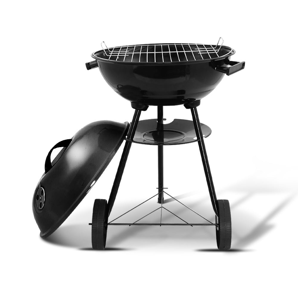 Grillz Charcoal BBQ Smoker Drill Outdoor Camping Patio Barbeque Steel Oven - Direct On Sale