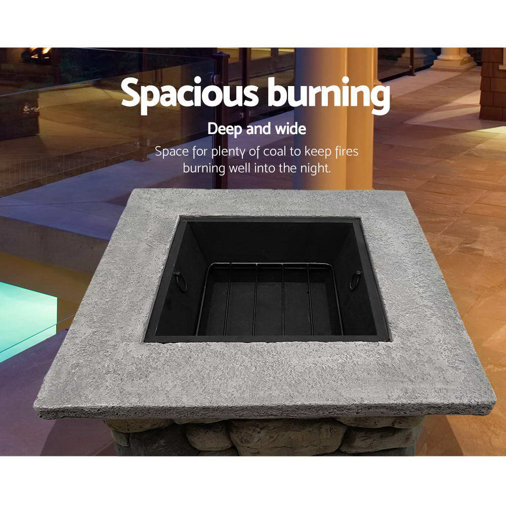 Grillz Cheswick Fire Pit Outdoor - Direct On Sale