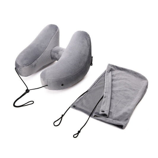 H Shape Inflatable Travel Pillow Folding Lightweight - Direct On Sale