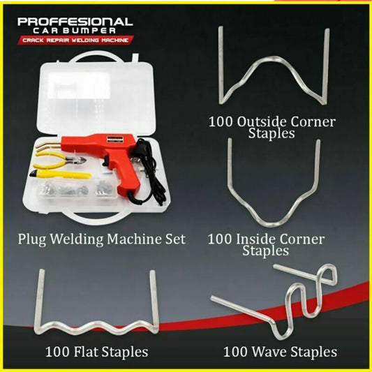 Handy Plastic Welder Garage Repair Welding Tool Kit Hot Staplers Bumper Machine - Direct On Sale