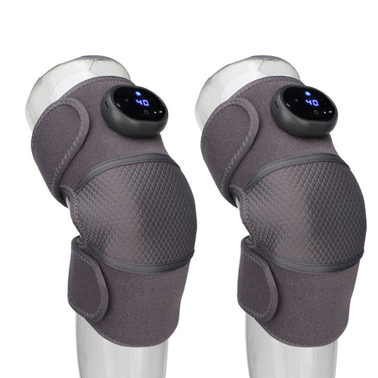 Heated Knee Brace Wrap with Massager for Pain Relief - Type C Rechargeable - Direct On Sale