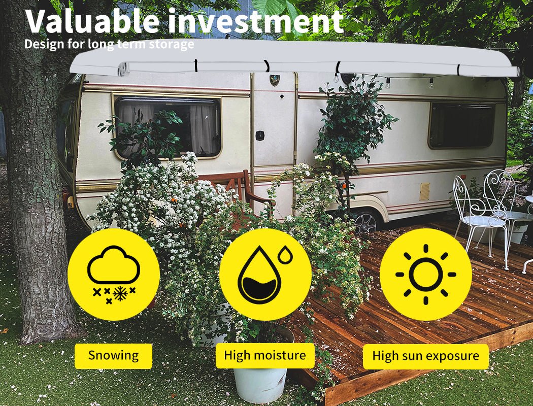 Heavy Duty Caravan Campervan Cover 4 Layer UV Shield Carry bag Pop Top Covers 14 - 24FT 480 - 740CM - Direct On Sale