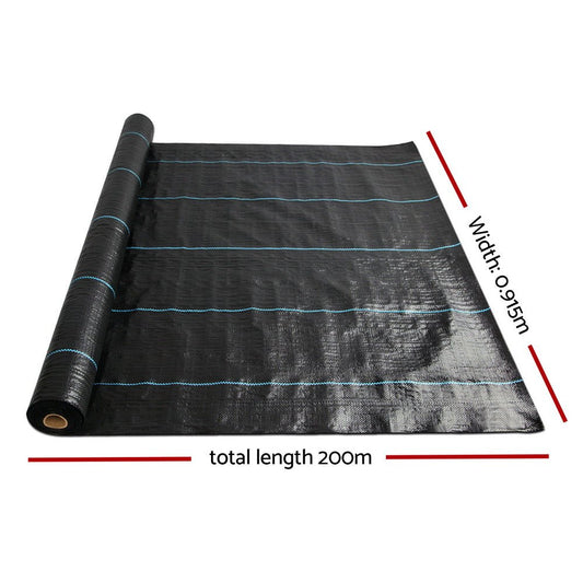 Heavy - Duty Weedmat 0.915x 200m Weed Control Mat - Direct On Sale