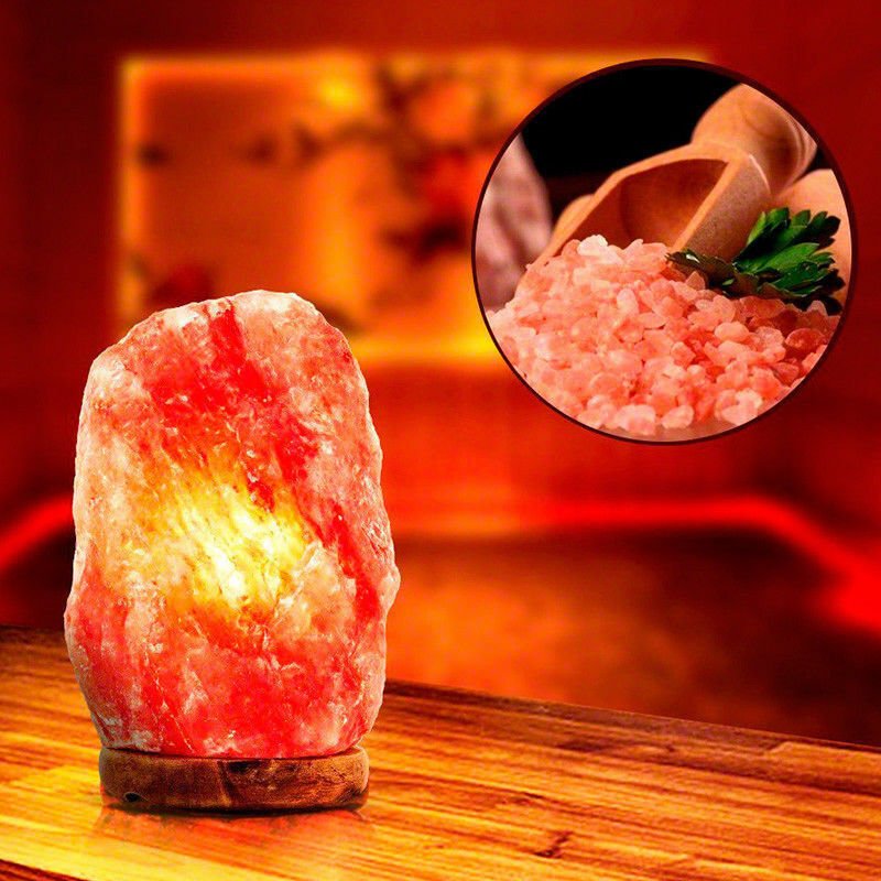 Himalayan Salt Lamp Natural Crystal Rock Shape Dimmer Switch Night Light 1 - 7 kg - Direct On Sale